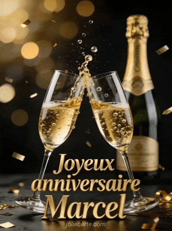 Joyeux anniversaire Marcel - Marcel champagne