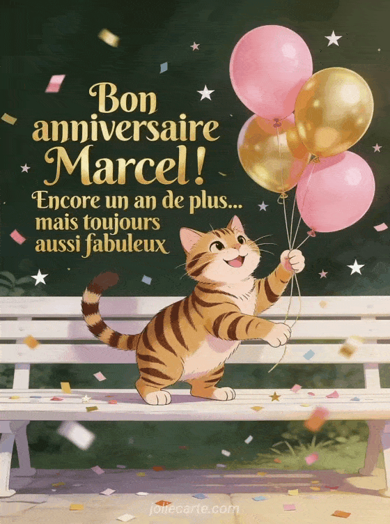 Joyeux anniversaire Marcel - Bon anniversaire marcel