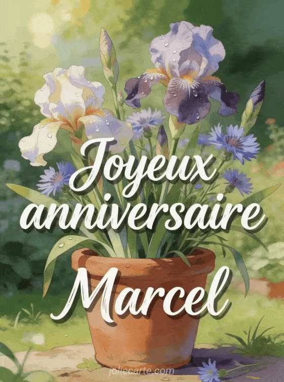 Joyeux anniversaire Marcel - Joyeux anniversaire marcel fleurs