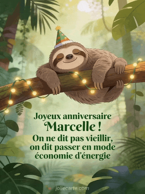 Joyeux anniversaire Marcelle - Marcelle humour