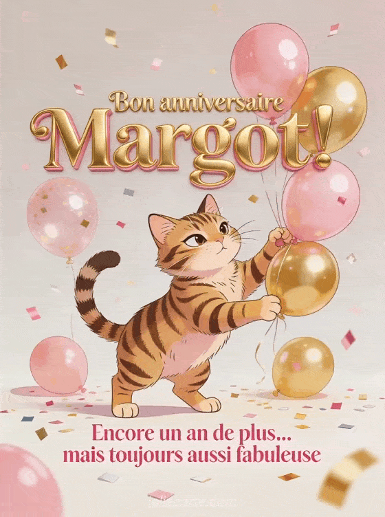 Joyeux anniversaire Margot - Bon anniversaire margot