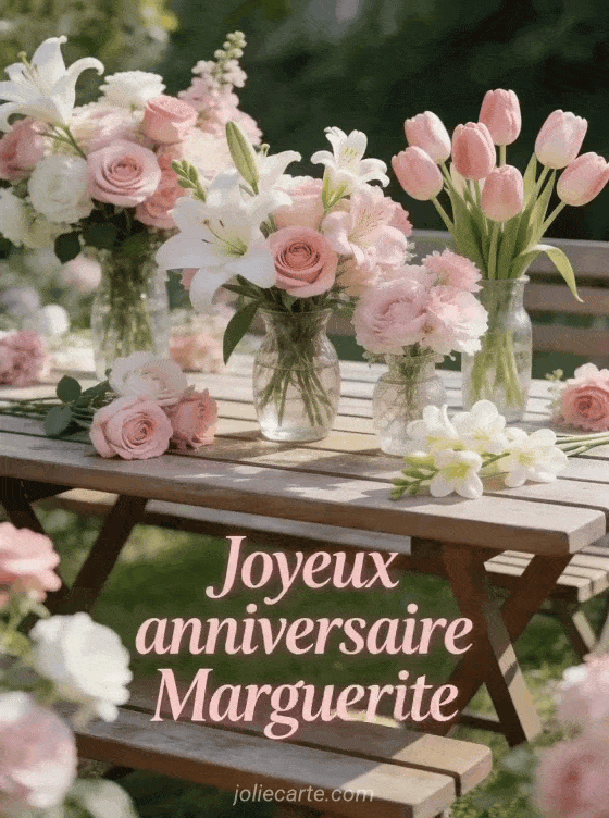Joyeux anniversaire Marguerite - Joyeux anniversaire marguerite fleurs