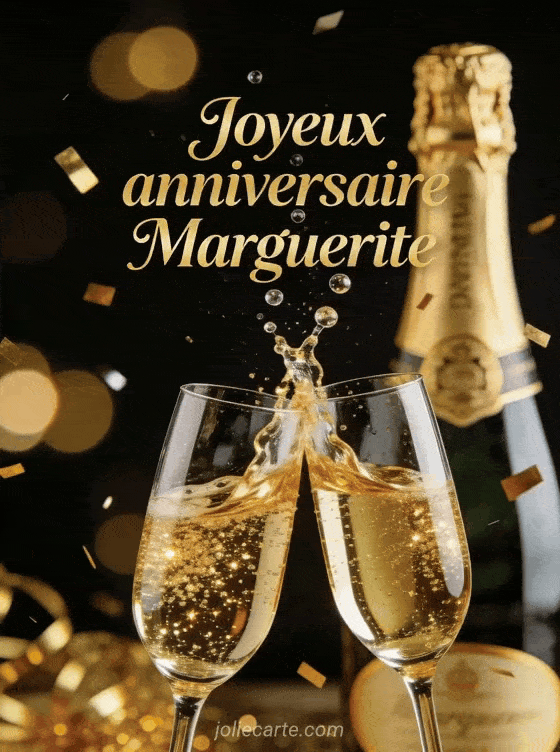 Joyeux anniversaire Marguerite - Joyeux anniversaire marguerite champagne