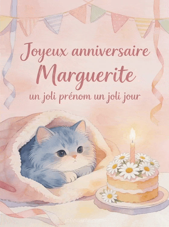 Joyeux anniversaire Marguerite - Joyeux anniversaire marguerite gif