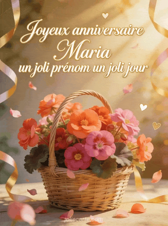 Joyeux anniversaire Maria - Joyeux anniversaire maria fleurs