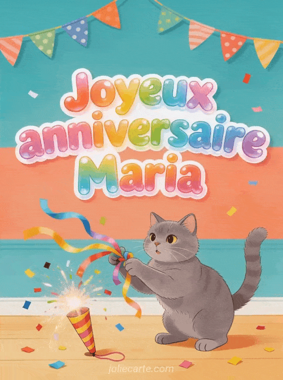 Joyeux anniversaire Maria - Joyeux anniversaire maria gif