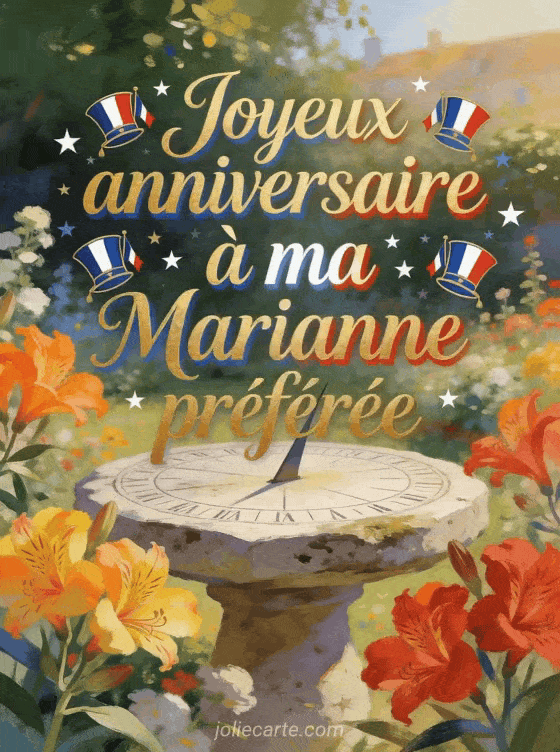 Joyeux anniversaire Marianne - Joyeux anniversaire marianne gif anime