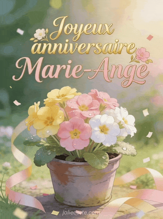 Joyeux anniversaire Marie-Ange - Joyeux anniversaire marie ange image