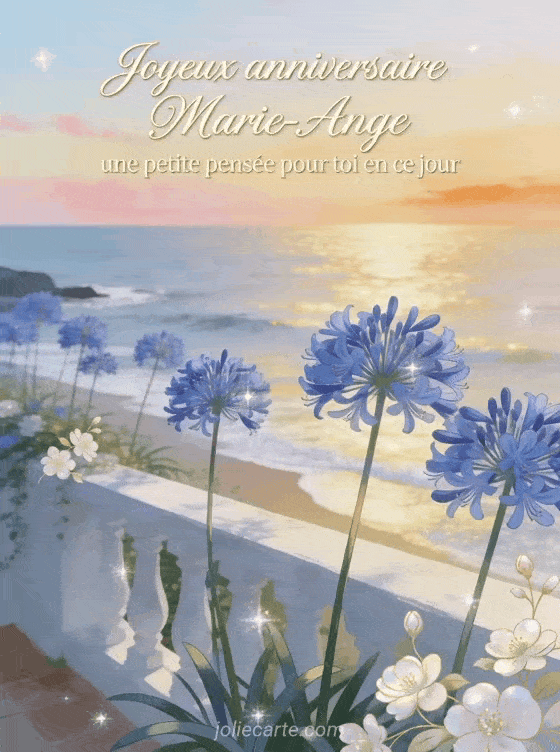Joyeux anniversaire Marie-Ange - Joyeux anniversaire marie ange gif anime