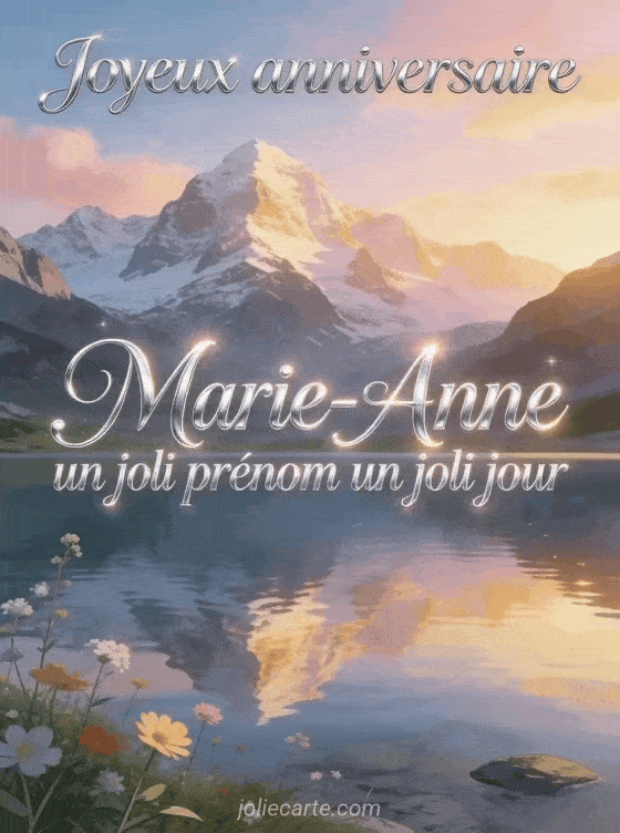 Joyeux anniversaire Marie-Anne - Joyeux anniversaire marie anne image