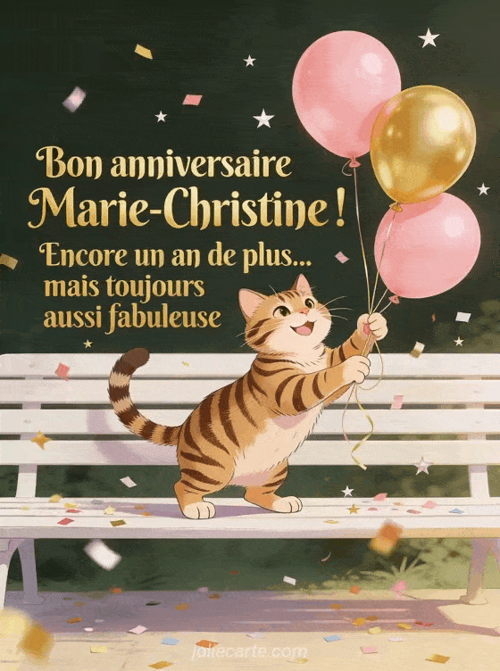 Joyeux anniversaire Marie-christine - Bon anniversaire marie christine