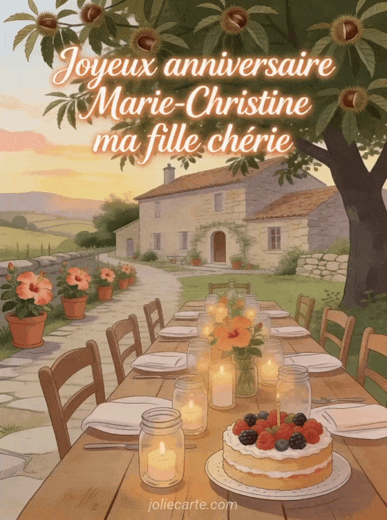 Joyeux anniversaire Marie-Christine - Joyeux anniversaire marie christine ma fille