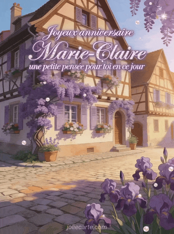 Joyeux anniversaire Marie-Claire - Joyeux anniversaire marie claire gros bisous