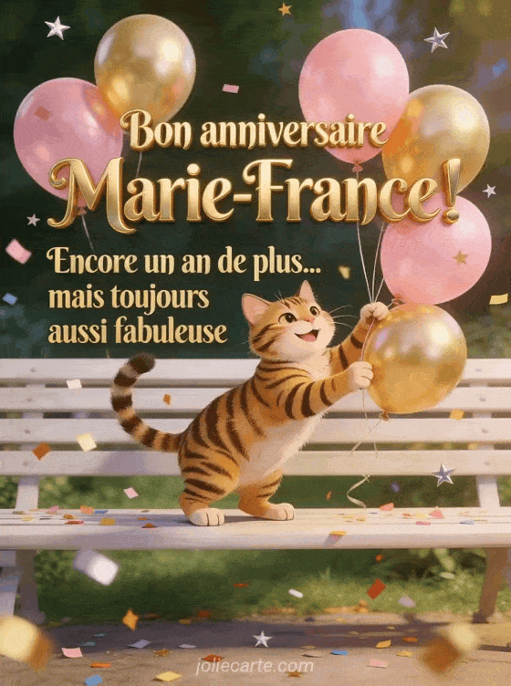 Joyeux anniversaire Marie-france - Bon anniversaire marie france