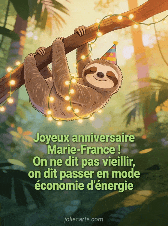 Joyeux anniversaire Marie-france - Marie france humour