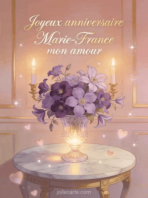 Joyeux anniversaire Marie-France - Joyeux anniversaire marie france mon amour