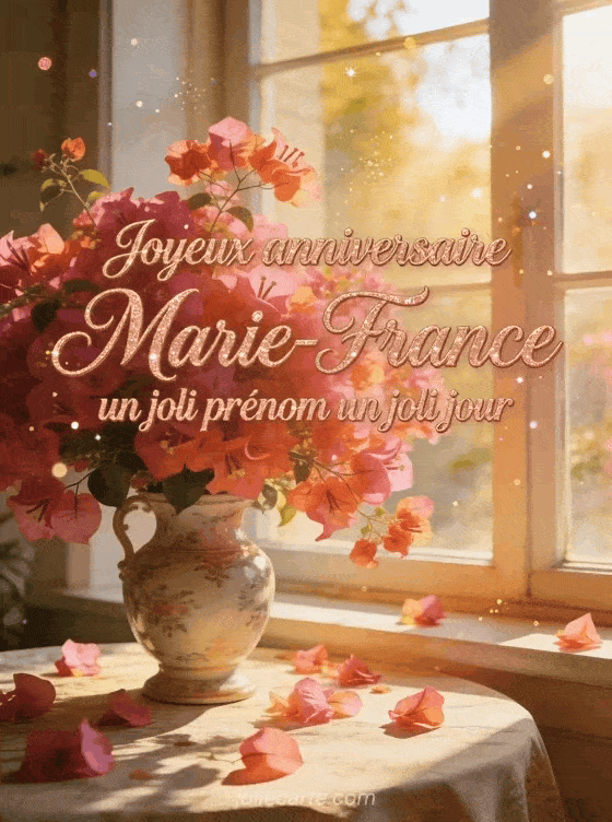 Joyeux anniversaire Marie-France - Joyeux anniversaire marie france fleurs