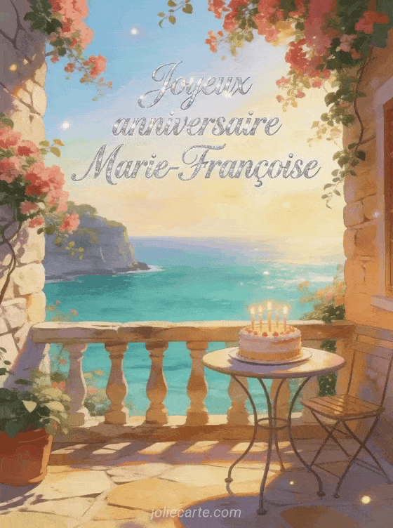 Joyeux anniversaire Marie-Françoise - Joyeux anniversaire marie francoise gif