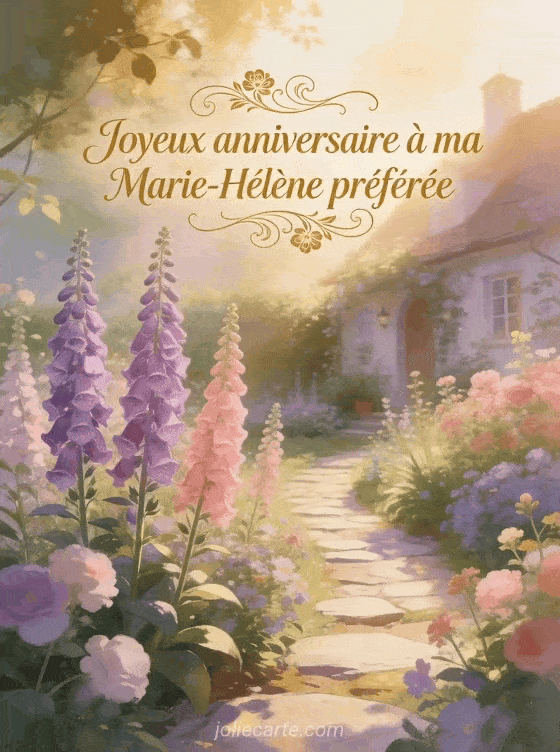 Joyeux anniversaire Marie-Hélène - Joyeux anniversaire marie helene fleurs