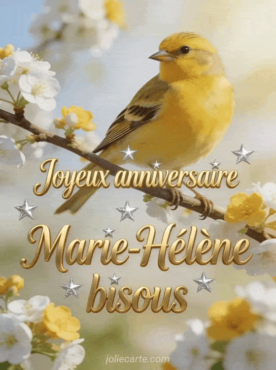 Joyeux anniversaire Marie-Hélène - Joyeux anniversaire marie helene bisous