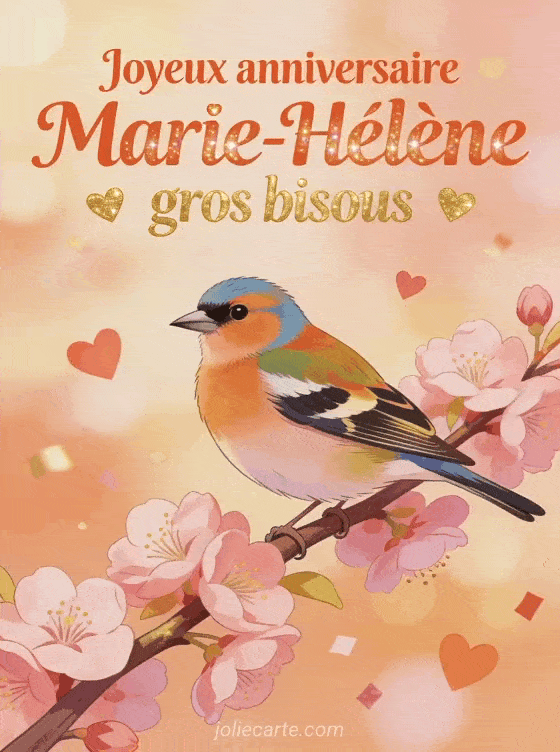 Joyeux anniversaire Marie-Hélène - Joyeux anniversaire marie helene gros bisous