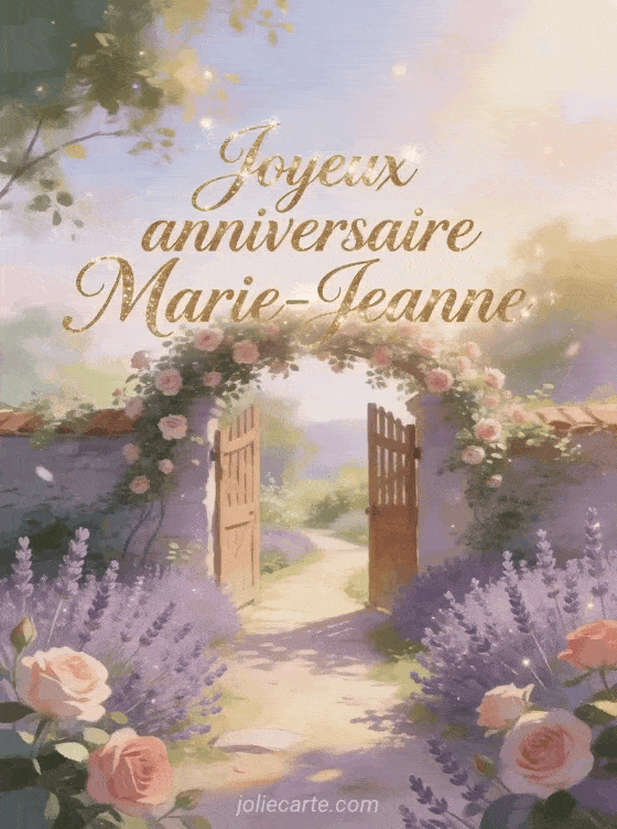 Joyeux anniversaire Marie-Jeanne - Joyeux anniversaire marie jeanne image