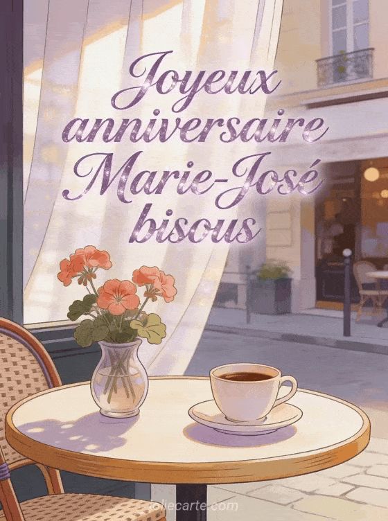 Joyeux anniversaire Marie-José - Joyeux anniversaire marie jose bisous