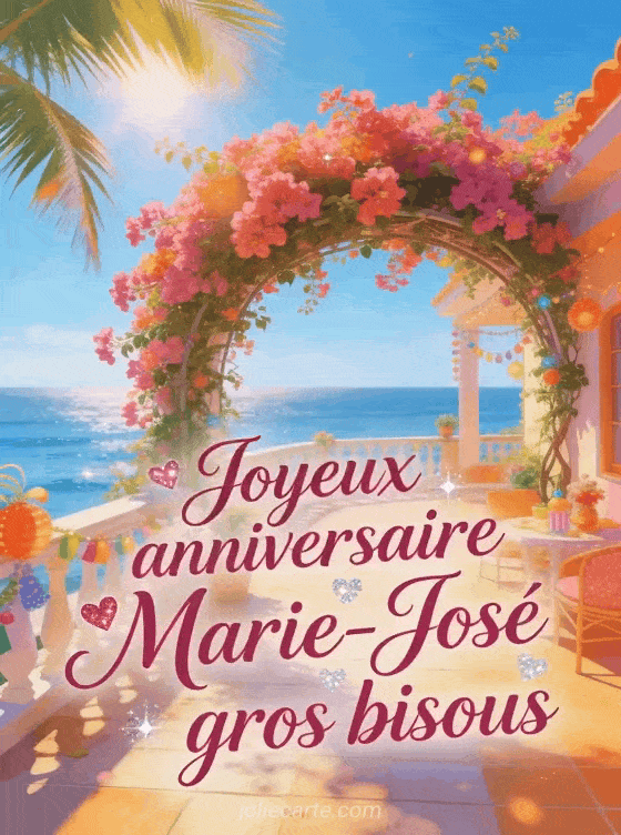 Joyeux anniversaire Marie-José - Joyeux anniversaire marie jose gros bisous