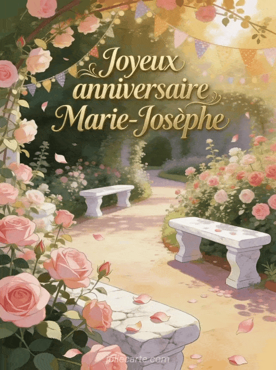 Joyeux anniversaire Marie-Josèphe - Joyeux anniversaire marie josephe fleurs