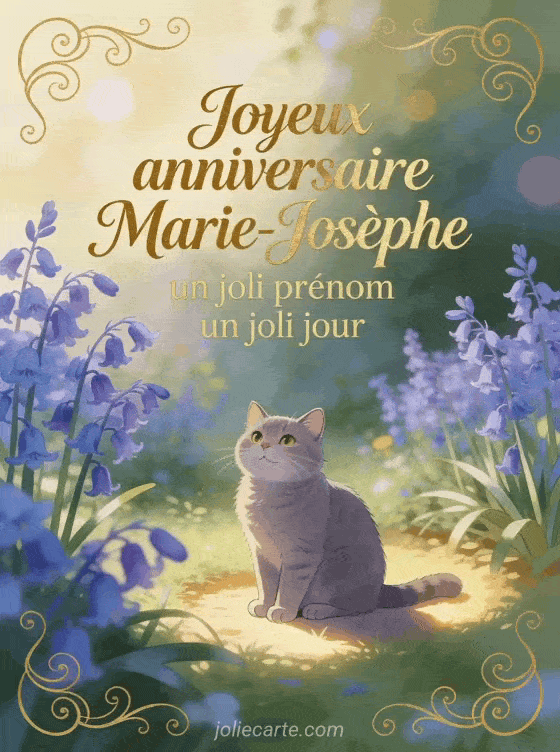 Joyeux anniversaire Marie-Josèphe - Joyeux anniversaire marie josephe gif anime