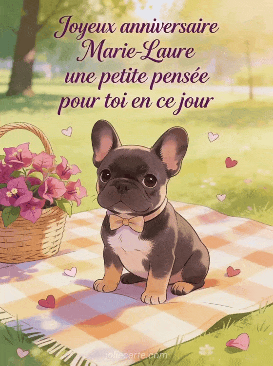 Joyeux anniversaire Marie-Laure - Joyeux anniversaire marie laure gif anime