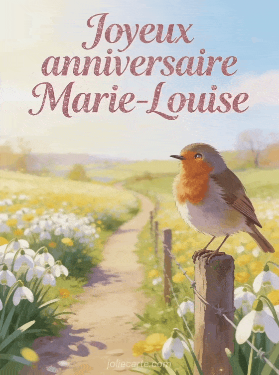 Joyeux anniversaire Marie-Louise - Joyeux anniversaire marie louise image