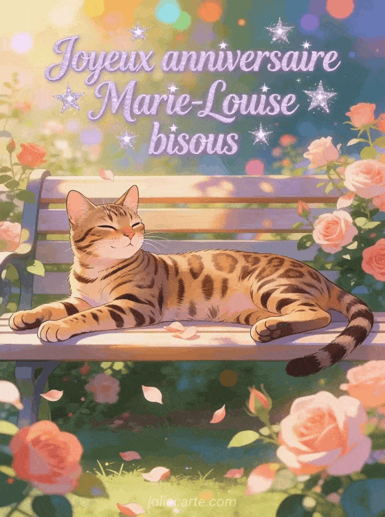Joyeux anniversaire Marie-Louise - Joyeux anniversaire marie louise bisous