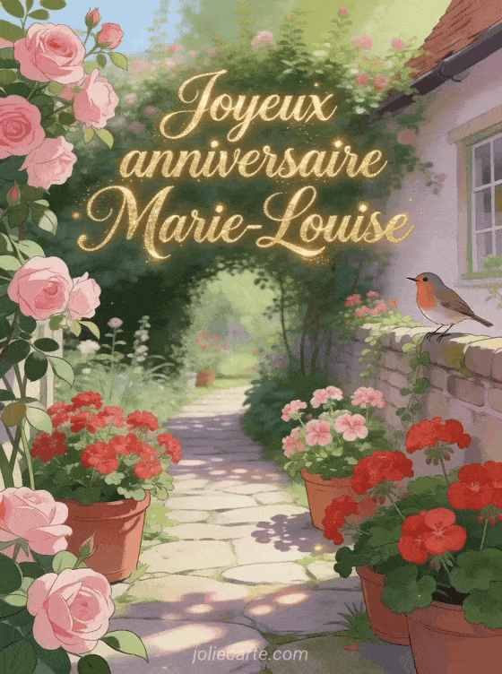 Joyeux anniversaire Marie-Louise - Joyeux anniversaire marie louise fleurs