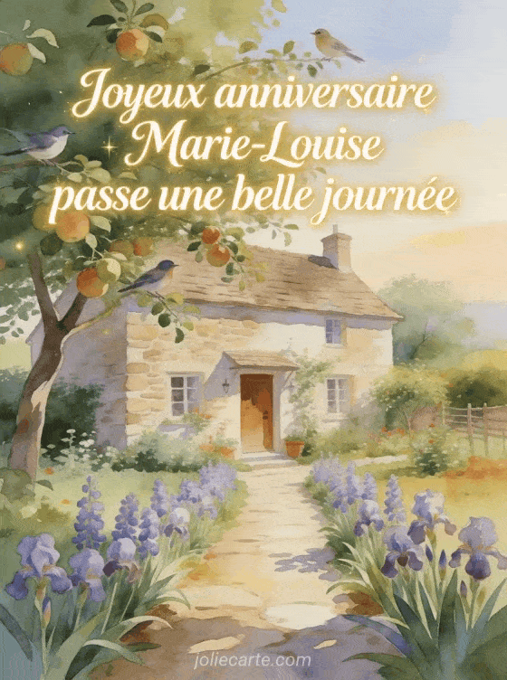 Joyeux anniversaire Marie-Louise - Joyeux anniversaire marie louise gros bisous