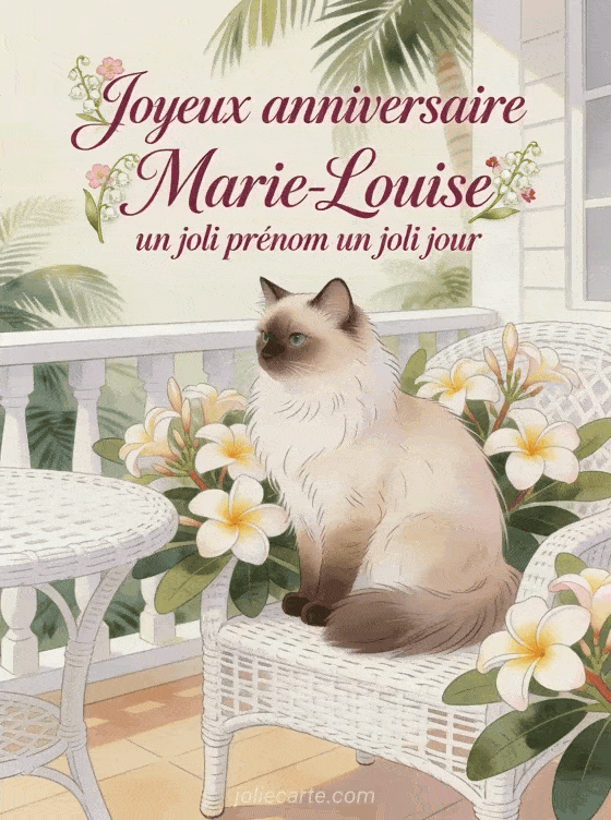 Joyeux anniversaire Marie-Louise - Joyeux anniversaire marie louise gif