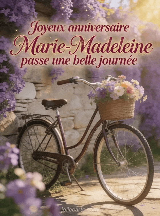Joyeux anniversaire Marie-Madeleine - Joyeux anniversaire marie madeleine gros bisous
