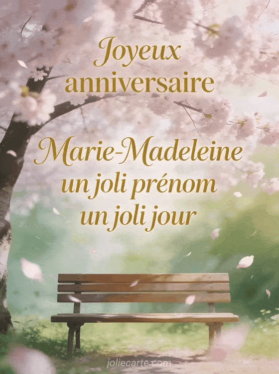 Joyeux anniversaire Marie-Madeleine - Joyeux anniversaire marie madeleine fleurs