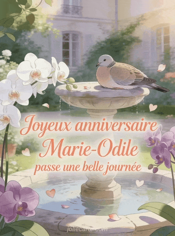 Joyeux anniversaire Marie-Odile - Joyeux anniversaire marie odile gros bisous