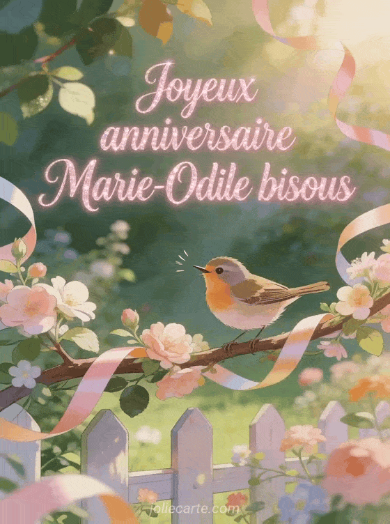 Joyeux anniversaire Marie-Odile - Joyeux anniversaire marie odile bisous