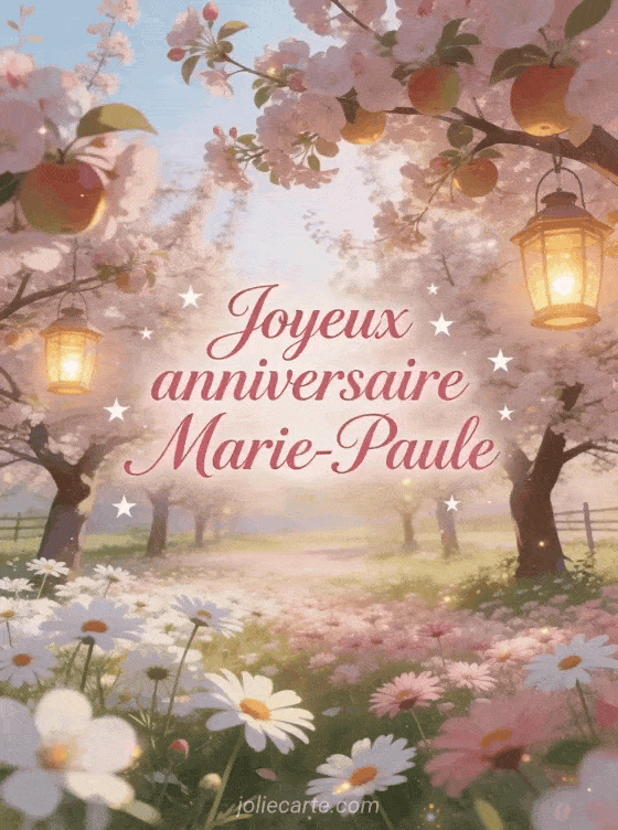 Joyeux anniversaire Marie-Paule - Joyeux anniversaire marie paule gif anime