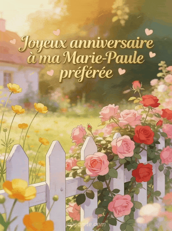 Joyeux anniversaire Marie-Paule - Joyeux anniversaire marie paule fleurs