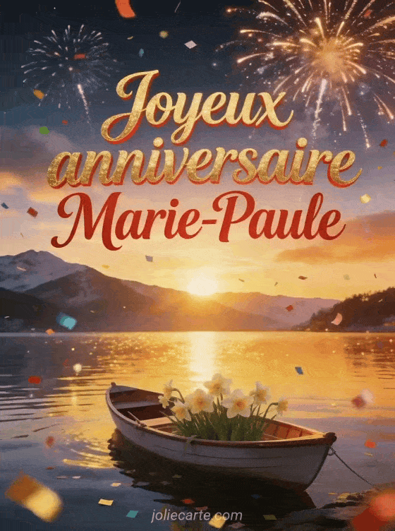 Joyeux anniversaire Marie-Paule - Joyeux anniversaire marie paule gif