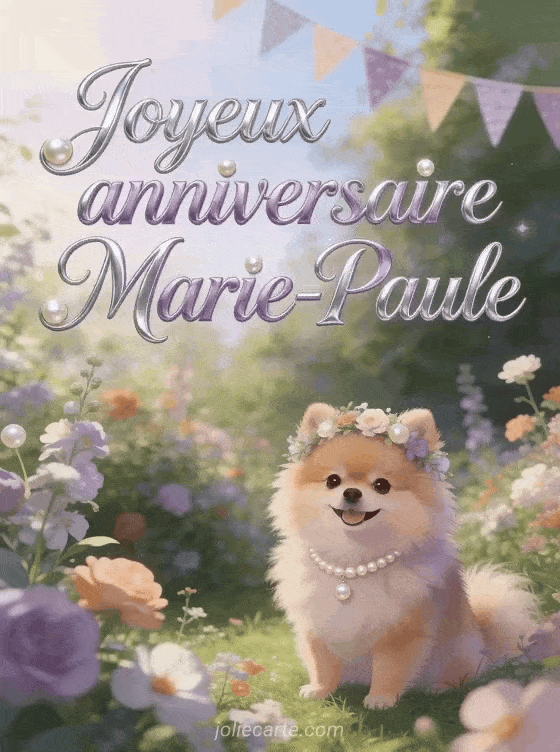 Joyeux anniversaire Marie-Paule - Carte joyeux anniversaire marie paule