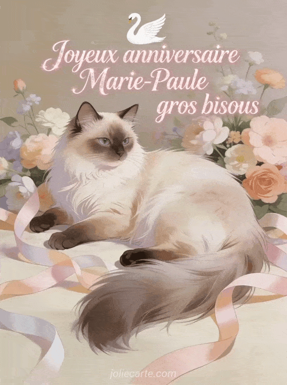 Joyeux anniversaire Marie-Paule - Joyeux anniversaire marie paule gros bisous