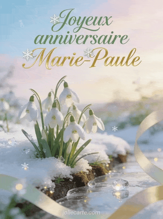 Joyeux anniversaire Marie-Paule - Carte joyeux anniversaire marie paule gratuite