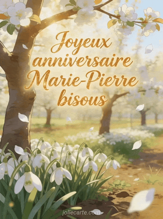 Joyeux anniversaire Marie-Pierre - Joyeux anniversaire marie pierre bisous