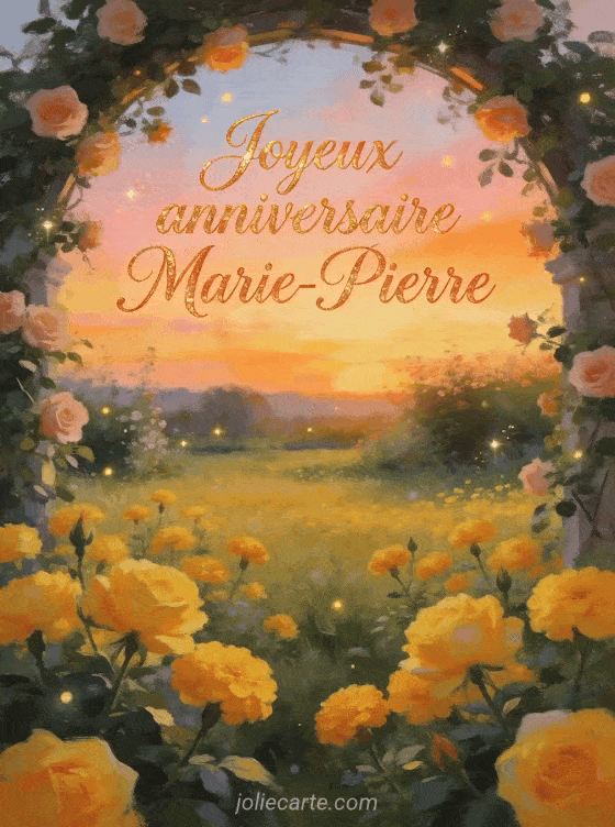 Joyeux anniversaire Marie-Pierre - Joyeux anniversaire marie pierre image