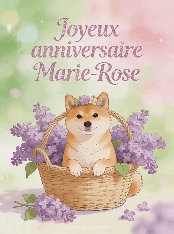 Joyeux anniversaire Marie-Rose - Joyeux anniversaire marie rose gif anime