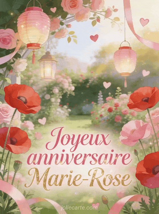 Joyeux anniversaire Marie-Rose - Joyeux anniversaire marie rose image